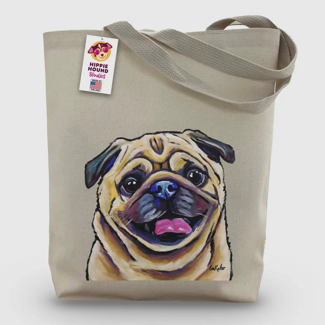 Hippie Hound Tote Bag