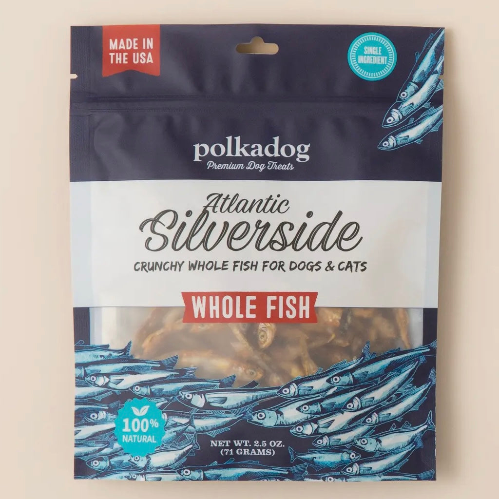 Polkadog Atlantic Silverside Whole Fish - 2.5 oz