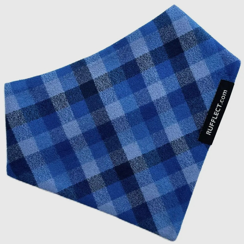 RUFFLECT Plaid Dog Bandana