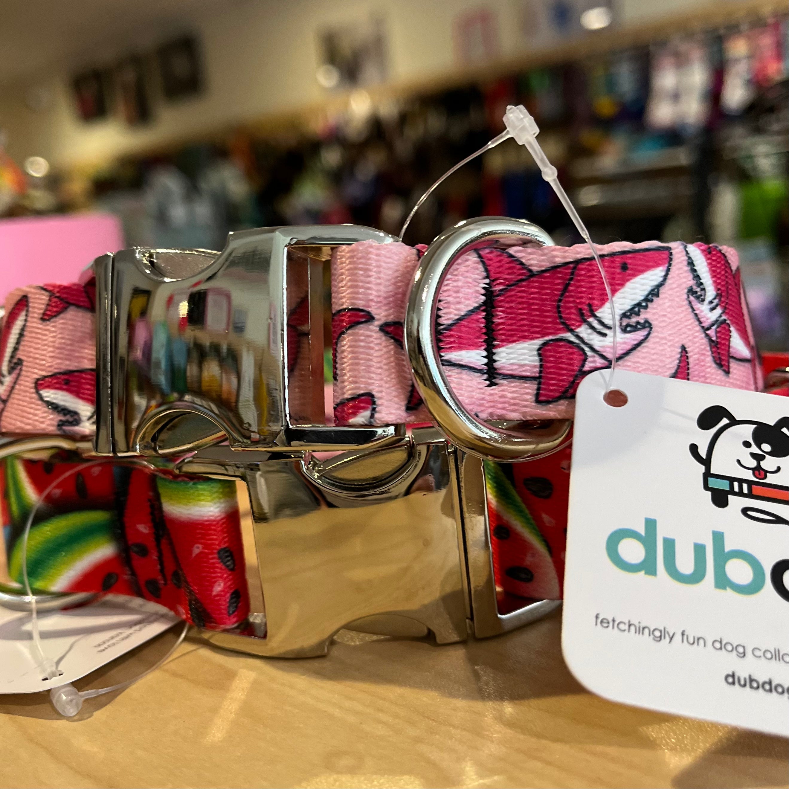 DubDog Sublimated Webbing Dog Collar
