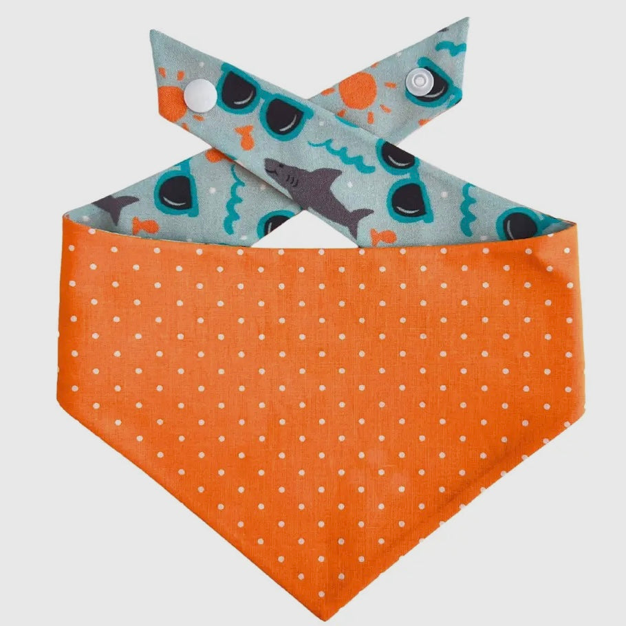 Winnie and the Hound  Summer Shark Bandana