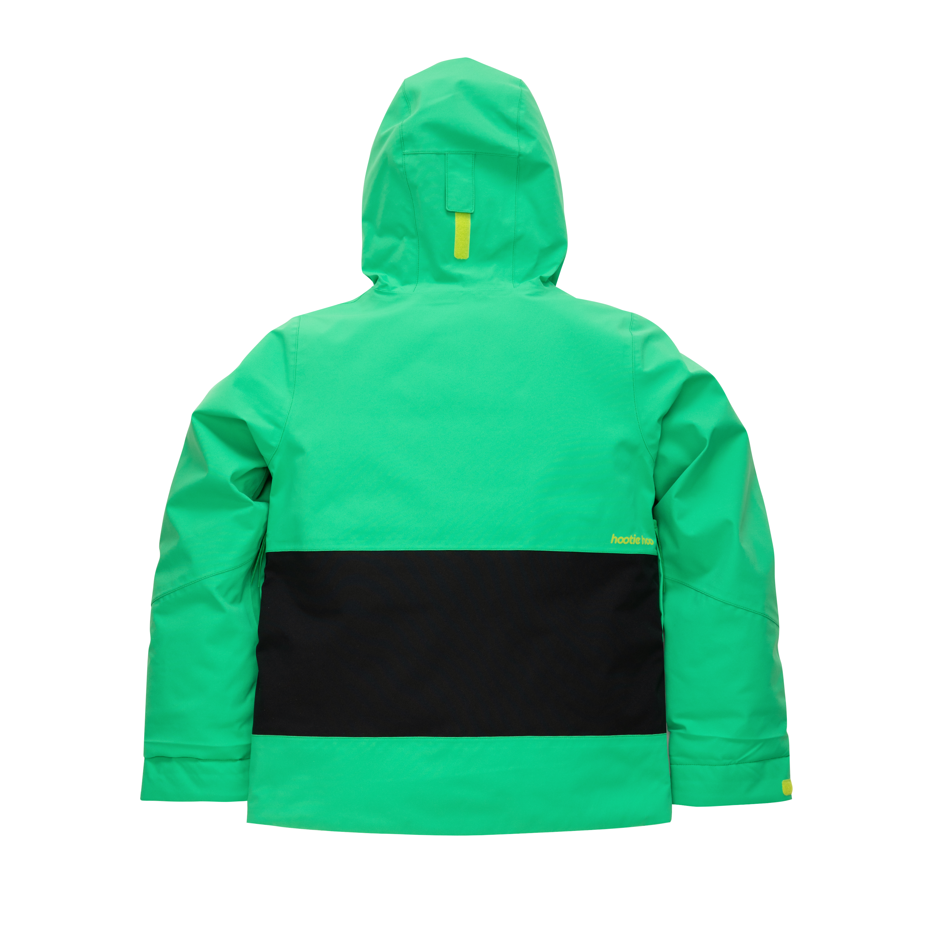 Kids Pinnakle Insulated Jacket - Toucan Green/Raven Black by Hootie Hoo