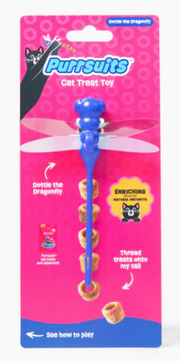 Giddy Kitty Purrsuits Cat Treat Toy, Dottie the Dragonfly, Refill