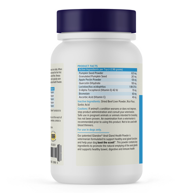  2.5oz Glandex Dog Liver Powder