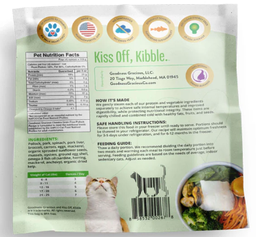 Goodness Gracious Gently Cooked Grain Free Pollock Recipe for Cats 16oz