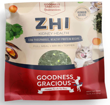 Goodness Gracious Gently Cooked Restoratives Zhi - Kidney Health for Cat 16oz
