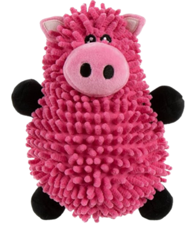 GoDog Fuzzy Wuzzy Pink Pig