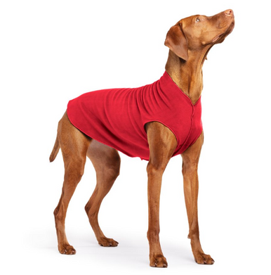 Gold Paw Fleece Red Size 18