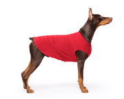 Gold Paw Fleece Red Size 24