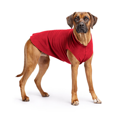 Gold Paw Fleece Red Size 26