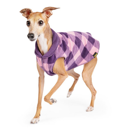 Gold Paw Double Fleece Rose Buffalo & Huckelberry Size 22