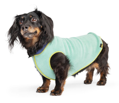 Gold Paw Double Fleece Juniper/Navy Size 14