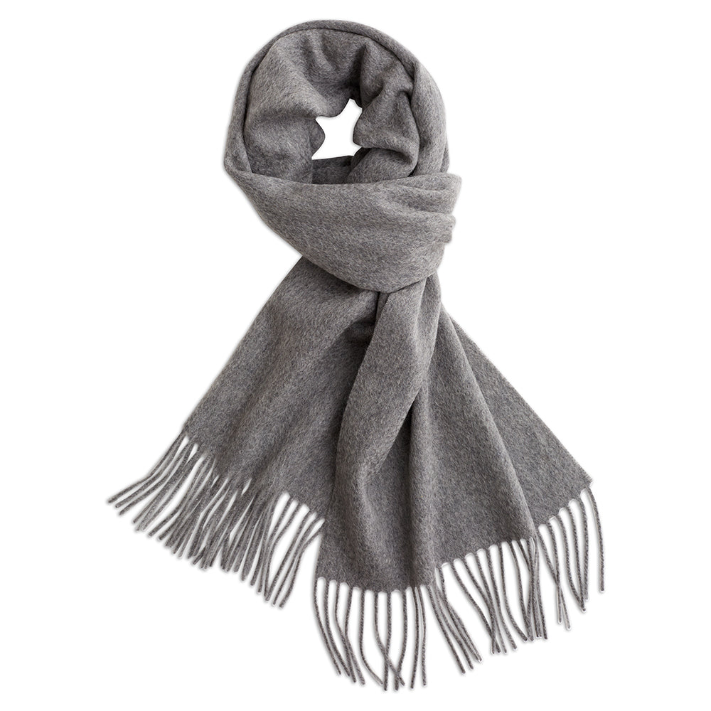 Grey Cashmere Scarf
