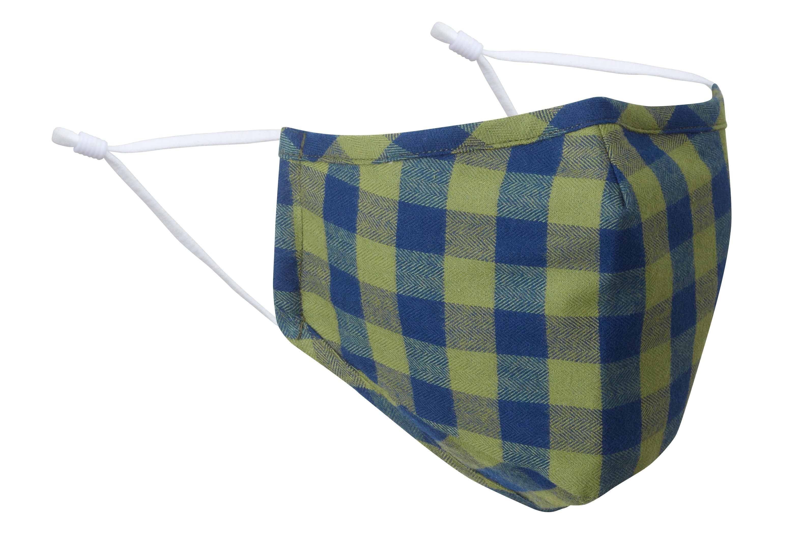 Gardelane Green Flannel Face Mask