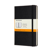 Moleskine Lined Hardcover Notebook Medium 4.5"x7" Black