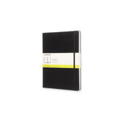 Moleskine Plain Hardcover Notebook XL 7.5"x9.5" Black