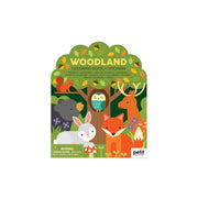 Woodland Coloring Book + Stickers - by Petit Collage (Paperback)