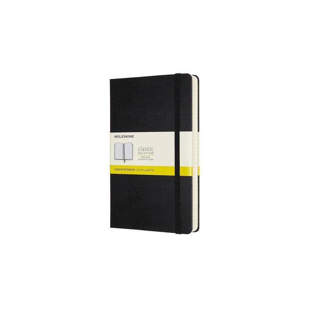 Moleskine Notebook, Expanded Large, Squared, Black, Hard Cover (5 X 8.25) - (Hardcover)