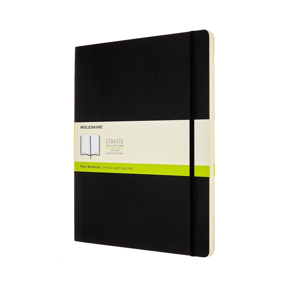 Moleskine Plain Softcover Notebook XXL 8.5"x11" Black