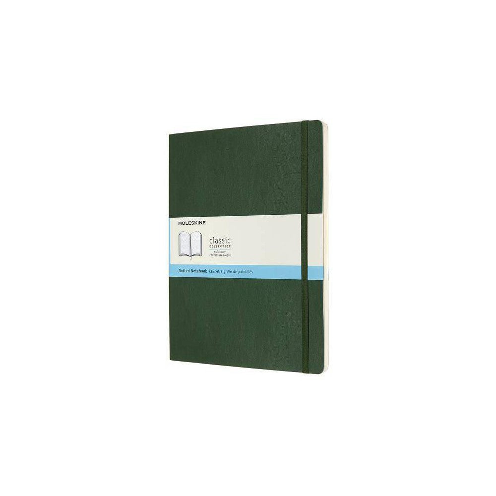 Moleskine Notebook, Extra Large, Dotted, Myrtle Green, Soft Cover (7.5 X 9.75) - (Hardcover)