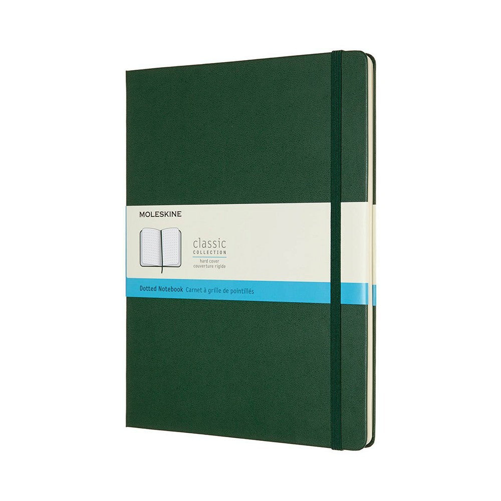 Moleskine Dot Notebook XL Hard Cover Myrtle Green