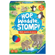 Ravensburger Hop Waddle Stomp! Board Game: Creative Thinking Fun for 1-4 Players, Quick Play Educational Toy