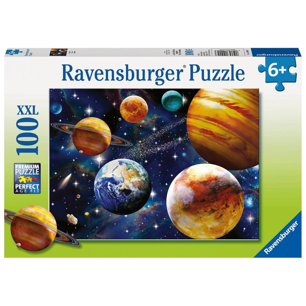 Ravensburger Space XXL Jigsaw Puzzle - 100pc: Fine Motor Skills, Cardboard, Outer Space Theme