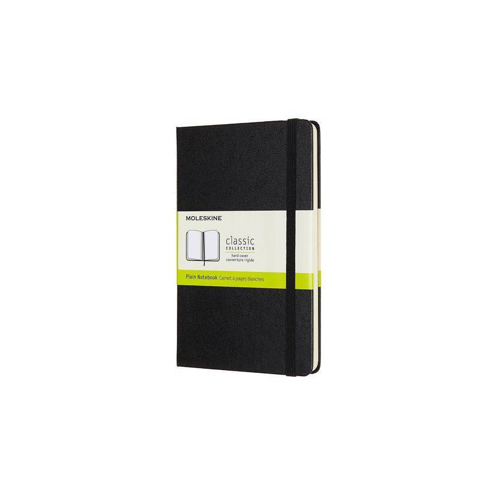 Moleskine Notebook, Medium, Plain, Black, Hard Cover (4.5 X 7) - (Hardcover)