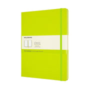 Moleskine Blank Notebook XL Hard Cover Lemon Green