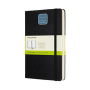 Moleskine Expanded Plain Notebook Large Hardcover 5"x8.25" Black