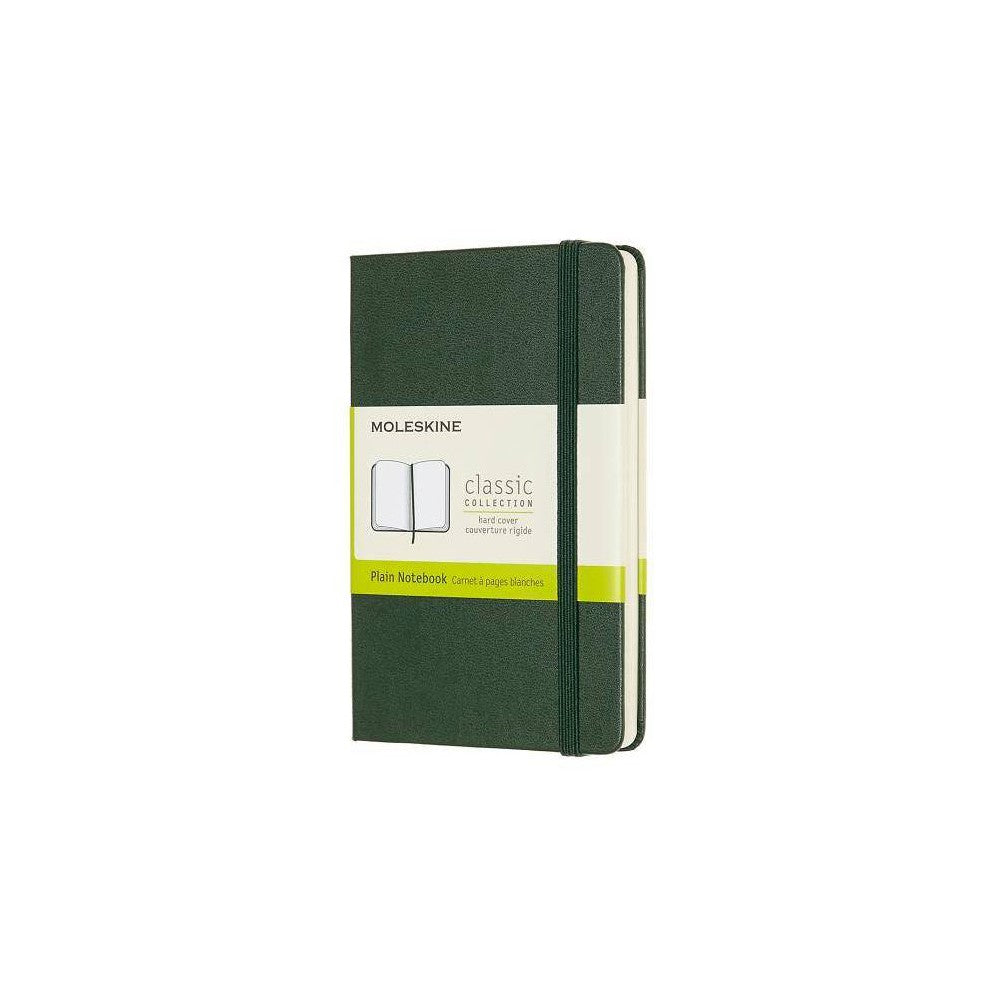 Moleskine Notebook, Pocket, Plain, Myrtle Green, Hard Cover (3.5 X 5.5) - (Hardcover)