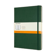 Moleskine Lined Hardcover Notebook XL 7.5"x9.5" Myrtle Green
