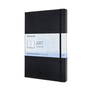 Moleskine Art Watercolor Hardcover Notebook A4 8.25"x11.75" Black