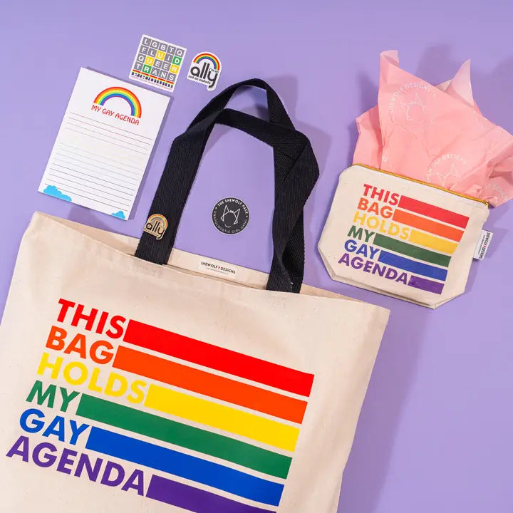 This Bag Holds My Gay Agenda Pouch