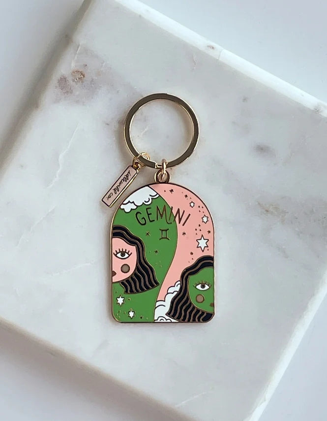 Idlewild Co. Zodiac Keychain