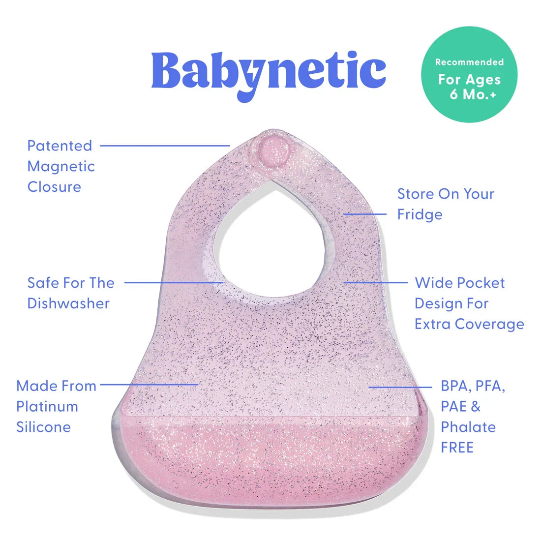 Babynetic Magnetic Jelly Bibs