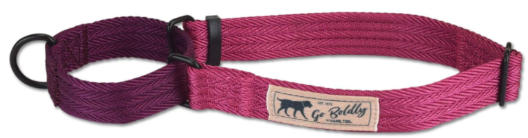 Hamilton Martingale Collar Wild Berry Rose & Wine 5/8 12-18" by Pet Food Warehouse