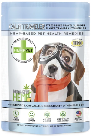 Reilly's Hempvet Travel Support Reward + 30 Count Support