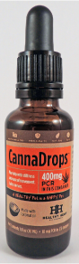 Healthy Hemp Canna Drops Coconut 400 mg 1oz