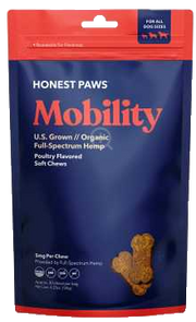 Honest Paws CBD Mobility Bites 5.3oz 30ct.