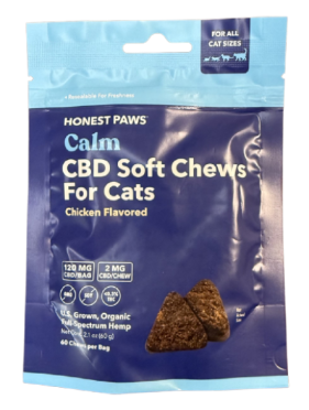 Honest Paws CBD Soft Chew for Cats 60cnt