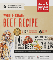 Honest Kitchen Whole Grain Beef Dog Food 4lb
