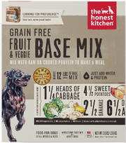 Honest Kitchen Preference Fruit & Veggie Base Dog Food 3lb