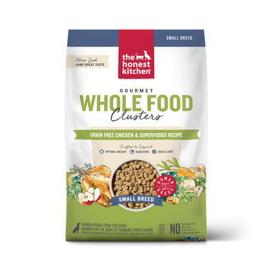 Honest Kitchen Whole Food Clusters Small Breed Grain Free Chicken Dog Food 10lb