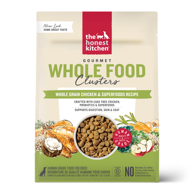 Honest Kitchen Whole Food Clusters Whole Grain Chicken Dog Food 1lb