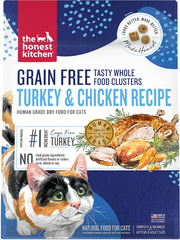Honest Kitchen Whole Clusters Grain Free Chicken & Turkey Cat Food 1lb