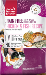 Honest Kitchen Whole Clusters Grain Free Chicken & White Fish Cat Food 1lb