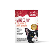 Honest Kitchen Cat Minced Salmon & Cod Recipe in Bone Broth Gravy 5.5oz