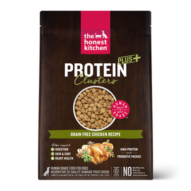Honest Kitchen Protein Plus+ Clusters Grain Free Chicken Dog Food 4lb