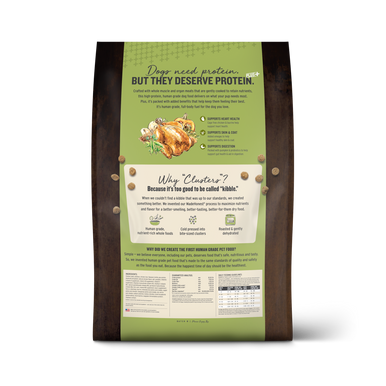Honest Kitchen Protein Plus+ Clusters Grain Free Chicken Dog Food 18lb